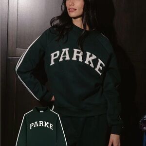 PARKE Sport Stripe Mockneck
